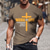 cheap Men&#039;s Graphic T Shirt-Men&#039;s Letter Graphic Prints T Shirt Casual Style 100% Cotton Short Sleeve Graphic Shirt Wine Black White Comfortable Tee Outdoor Street Fashion Designer Clothing