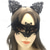 cheap Halloween Mask &amp; Props-Lace Masquerade Mask for Women, Black Masquerade Mask for Women Cat Mask Cat Ear Headband with Heart Chokerl