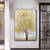 cheap Floral/Botanical Paintings-Oil Painting Hand Painted Horizontal Abstract Landscape Modern Rolled Canvas (No Frame)