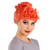 billiga Filmkaraktär peruker-Roliga Kostymer Dam Deluxe Wilma Flintstone Peruk Standard Halloween Cosplay Fest Peruker