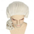 cheap Costume Wigs-Colonial Wig Powdered Wig Men Blonde Wig Historical Carnival Costume Wig 18Th Century Peruke Wig