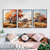 cheap Landscape Paintings-Oil Painting Of Autumn Scene On Canvas Handmade Fall Artwork Improvisation Of Nature Handpainted Fall Landscape Abstract Modern Rolled Canvas (No Frame)