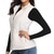abordables Vestes-gilet de randonnée femme haut sans manches extérieur thermique chaud séchage rapide poche zippée doux hiver poche zippée sportif gris foncé noir blanc chasse pêche escalade