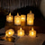 cheap Candle Lights-LED Electronic Candle Light Battery Powered Ghost Festival Decoration Night Light for Christmas New Year Wedding Party Home Decoration Lighting 4/12/24pcs for Halloween