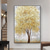cheap Floral/Botanical Paintings-Oil Painting Hand Painted Horizontal Abstract Landscape Modern Rolled Canvas (No Frame)