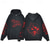cheap Hoodies-Halloween Scream Skull Skeleton Hoodie Oversized Acid Washed Tee Print Front Pocket Graphic For Couple&#039;s Men&#039;s Women&#039;s Adults&#039; Masquerade Hot Stamping Casual Daily