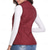 abordables Vestes-gilet de randonnée femme haut sans manches extérieur thermique chaud séchage rapide poche zippée doux hiver poche zippée sportif gris foncé noir blanc chasse pêche escalade