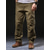 preiswerte Cargohosen-Herren Cargohose Cargohosen Cargohose Wanderhose Tasche Glatt Komfort Atmungsaktiv Outdoor Täglich Ausgehen Modisch Brautkleider schlicht Armee-Gelb Schwarz Mikro-elastisch