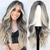 cheap Synthetic Trendy Wigs-Long Ombre Blonde mixed Brown Highlight Wavy Wig for WomenMiddle Part Curly Wavy Wig Natural Looking Synthetic Heat Resistant Fiber Wig for Daily Party Use 26IN