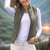 abordables Vestes-gilet de randonnée femme haut sans manches extérieur thermique chaud séchage rapide poche zippée doux hiver poche zippée sportif gris foncé noir blanc chasse pêche escalade