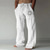 ieftine pantaloni casual-Soare Epocă Bărbați Imprimare 3D Pantaloni În aer liber Stradă Ieșire Poliester Alb Albastru Verde S M L Talie medie Elasticitate Pantaloni
