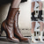 abordables Victorien &amp; Édouardien-bottes à lacets victoriennes en similicuir marron pour femmes avec talon bas - classiques et élégantes pour le cosplay, les fêtes costumées et les tenues d'inspiration vintage