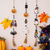 cheap Halloween Party Supplies-Halloween Tagging Home Party Ghost Festival Decorative Bead String Witch Pumpkin Bat Hanger