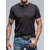 cheap Basic Henley-Men&#039;s Henley Shirt Tee Top Plain Henley Street Vacation Short Sleeves Clothing Apparel Fashion Designer Basic