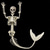 cheap Halloween Party Supplies-Halloween Mermaid Skeletons Home Decor 80CM