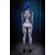 cheap Women&#039;s Costumes-Skeleton Skull Steampunk Robot Carnival Costume Full Body Suit Cosplay Costume Bodysuits Full Body Catsuit Adults&#039; Women&#039;s One Piece Scary Costume Party Halloween Masquerade Mardi Gras Easy Carnival