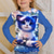 cheap Girl&#039;s 3D Animals-Girls&#039; 3D Floral Cartoon Cat T shirt Tee Long Sleeve 3D Print Summer Fall Active Fashion Cute Kids 3-12 Years Outdoor Casual Daily Regular Fit