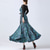 cheap Ballroom Dancewear-Ballroom Dance Dress Printing Splicing Women&#039;s Performance Party Long Sleeve Crystal Cotton Mesh