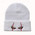 cheap Halloween 2024-Pennywise Scary Eyes Horror Clown Eyes Knitted Hat Warm Pullover Hip-Hop Hat Woolen Hat Halloween Dress Up