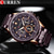 cheap Quartz Watches-CURREN Man WristWatch Waterproof Chronograph Date Men Watch Military Top Brand Luxury Stainless Steel Sport Male Clock Gift 8399