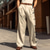 Χαμηλού Κόστους φόρεμα παντελόνι-Ανδρικά Παντελόνι επίσημο Παντελόνια Casual παντελόνι Παντελόνι κοστούμι Μπροστινή τσέπη Πλευρικό κουμπί Ισιο πόδι Σκέτο Άνεση Επιχείρηση Καθημερινά Αργίες Μοντέρνα Κομψό &amp; Μοντέρνο Μαύρο Λευκό