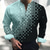 cheap Men&#039;s Printed Shirts-Men&#039;s Shirt Graphic Prints Geometry V Neck White Pink Blue Green Light Blue Outdoor Street Long Sleeve Print Clothing Apparel Fashion Streetwear Designer Casual