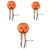 billiga Halloween Inomhus-läskig halloweenpumpalykta med morrhårpapper perfekt för arrangemang av spökfestivalstämning och heminredning