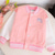 cheap Outerwear-Kids Girls&#039; Baseball Jacket Unicorn Active Button School Coat Outerwear 3-12 Years Fall Black Pink Blue