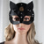 voordelige Halloween Masker en Rekwisieten-vrouwelijk sexy half gezicht vos rollenspel kat huidmasker klinknagel punk kraag halloween party make-up bal fancy masker pu huid vos masker nachtclub partij make-up bal mannen en vrouwen masker