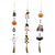 cheap Halloween Party Supplies-Halloween Tagging Home Party Ghost Festival Decorative Bead String Witch Pumpkin Bat Hanger