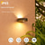 cheap Outdoor Wall Lights-Solar Wall Light Outdoor Home Lighting Street Light Balcony Atmosphere Wall Wash Spot Light Garden Step Fence Courtyard Waterproof Landscape Lamp