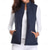 abordables Vestes-gilet de randonnée femme haut sans manches extérieur thermique chaud séchage rapide poche zippée doux hiver poche zippée sportif gris foncé noir blanc chasse pêche escalade