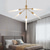 cheap Chandeliers-LED Pendant Light Sputnik Chandelier 24/45 Head with Acrylic Disc Decoration Designer Style Hanging Light Ceiling Light for Living Room Restaurant Bedroom 110-240V