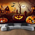 cheap Halloween Wall Tapestries-Halloween Decorations Tapestry Jack O Lantern Pumpkin Decor Wall Art Large Hanging Tapestry Mural Photograph Backdrop Blanket Curtain Home Bedroom Living Room Bats Haunted House Graveyard