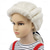 cheap Historical Wigs-Kids Long Wave Beige Judge Colonial Powdered Wig George Washington Carnival Costume Cosplay Wig Halloween Wigs