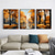 cheap Landscape Paintings-Oil Painting Of Autumn Scene On Canvas Handmade Fall Artwork Improvisation Of Nature Handpainted Fall Landscape Abstract Modern Rolled Canvas (No Frame)