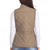 abordables Vestes-gilet de randonnée femme haut sans manches extérieur thermique chaud séchage rapide poche zippée doux hiver poche zippée sportif gris foncé noir blanc chasse pêche escalade