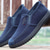 preiswerte Slipper Schuhe-Herren Loafer &amp; Slip On Freizeitschuhe für Herren Slip-on-Sneakers Komfort Schuhe Brautkleider schlicht Täglich Leinwand Atmungsaktiv Komfortabel Rutschfest Halbschuhe Schwarz Blau Frühling Herbst