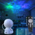 cheap Star Galaxy Projector Lights-ABS Material Astronaut Projection Lamp White/Black Housing USB Power Supply Suitable for Room Decoration Projection Festival Birthday Gift