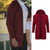 abordables Gilet-Homme Pull Chandail Cardigan Pull Sweat à Capuche Tricoter Tricoté Couleur unie Capuche à la mode Extérieur Intérieur Vêtement Tenue Hiver Automne Vin Kaki M L XL