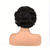 cheap Black &amp; African Wigs-Synthetic Wig Curly Asymmetrical Wig Short Black Synthetic Hair Women&#039;s Fashionable Design Soft Natural Black