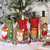 cheap Christmas Kitchen-Christmas Wine Bottle Covers Decoration Wine Bottle Clothes Linen Wine Bottle Wine Bottle Bags For Xmas Party Decorations