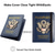 cheap Card Holders &amp; Cases-Creative Passport Holder Cover With 3D Metal Badge - RFID Blocking Leather Passport Wallet And Case For Family