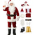 levne Vánoční kostýmy-Ježíšek Vánoční santa obleky Santa Beard Santa čepice Pánské Dospělé Vánoce Karneval Štědrý večer Párty a večer