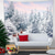 cheap Landscape Tapestry-Winter Wonderland Snow Hanging Tapestry Wall Art Large Tapestry Mural Decor Photograph Backdrop Blanket Curtain Home Bedroom Living Room Decoration Reindeers