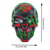 cheap Decorative Lights-Halloween Glowing Mask LED Light Up Skeleton Pirate Mask Halloween Mask for Festival Cosplay Halloween Prop Carnival Gifts