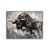 cheap Animal Paintings-Handmade Oil Painting Canvas Wall Art Decoration Black-and-White Abstract Style Animal Bull for Home Decor Rolled Frameless Unstretched Painting