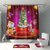 cheap Christmas Bath-Christmas Decoration Shower Curtain with Hooks Bathroom Decor Waterproof Fabric Shower Curtain Set（4pcs include U Shape Rug, Toilet Lid Cover, Bath Mat,180*180cm Shower Curtain ）