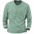 billige Casual T-shirts til mænd-Herre Vaffel Henley skjorte Henley-skjorte Tee Top Lang ærmet skjorte Vanlig Henley Gade Ferierejse Langærmet Tøj Mode Designer Basale