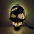 cheap Decorative Lights-Halloween Glowing Mask LED Light Up Skeleton Pirate Mask Halloween Mask for Festival Cosplay Halloween Prop Carnival Gifts